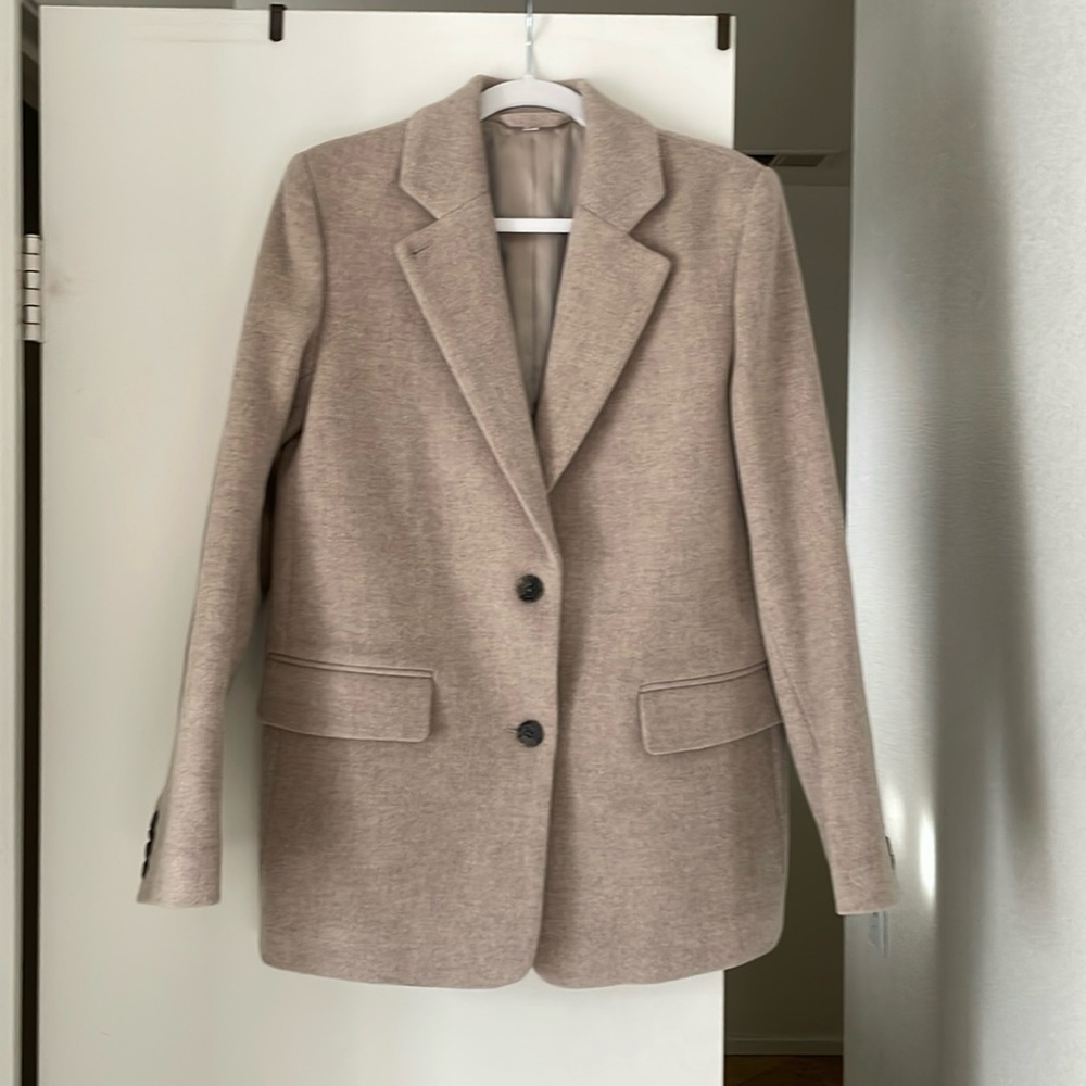 & OTHER STORIES WOOL BLAZER SZ 2